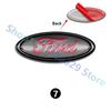 For Ford  MK1 Car Front Rear Trunk Emblem 11.5x4.5cm Cover Sticker for Ford Focus Edge Mondeo Ecosport Ranger Fiesta Fusion Kuga Accessories