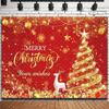 Merry Christmas Backdrop Santa Claus Xmas Fireplace Photography Background Home Family Party Decoration 2026 Xmas Photo Props304