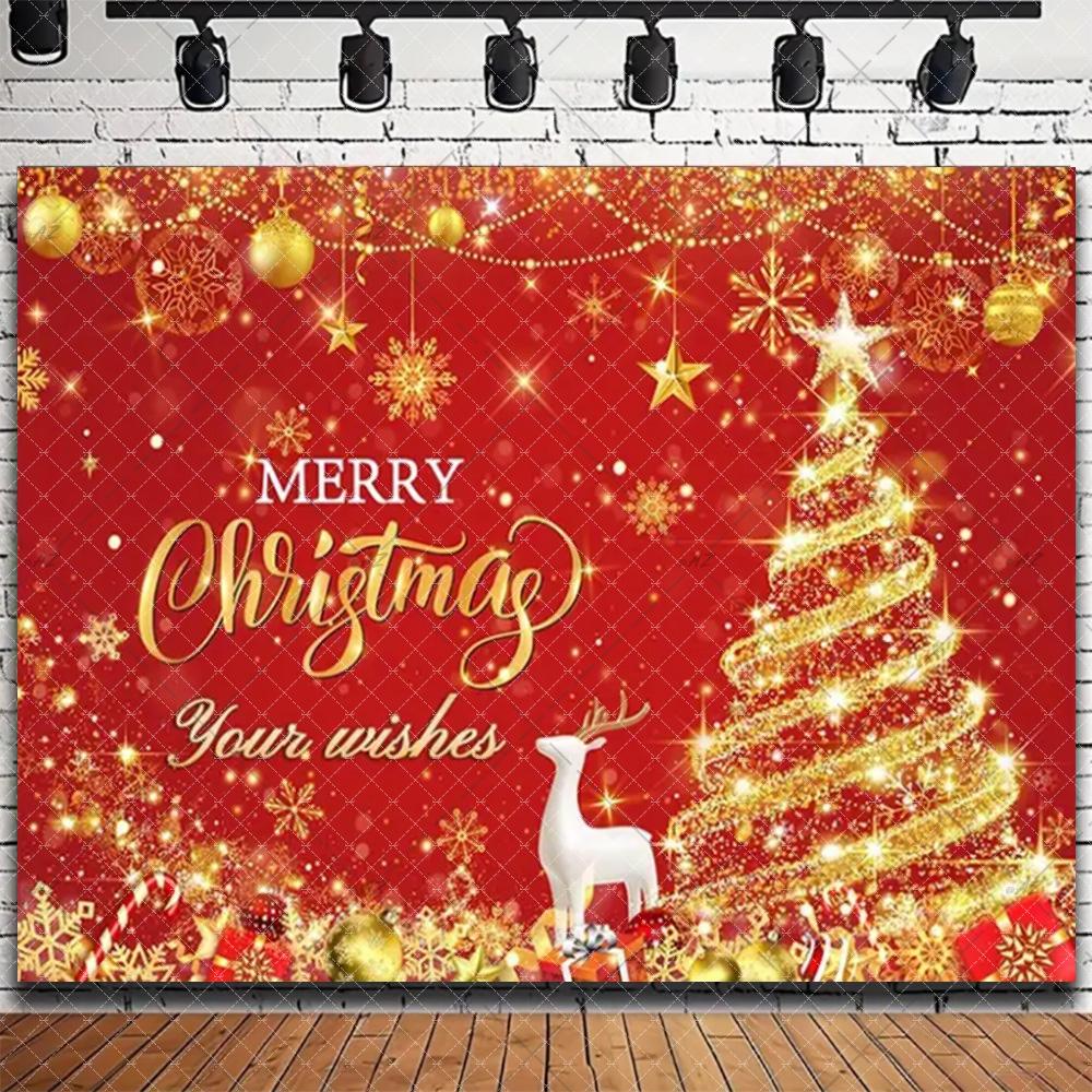 Merry Christmas Backdrop Santa Claus Xmas Fireplace Photography Background Home Family Party Decoration 2026 Xmas Photo Props304