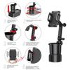 2 In 1 Car Phone Holder Cup Holder Adapter 360 Degree Adjustable Car Cup For Bottle Beverage Auto Interior Accessory