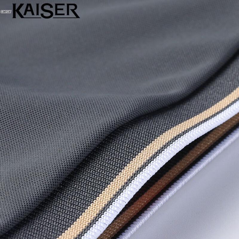 Kaisar Men's 5A Antibacterial Seamless Polo T-Shirt KS024