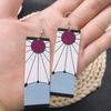 Demon Slayer: Kimetsu no Yaiba Tanjiro & Nezuko Acrylic Earrings - Trendy Anime Jewelry