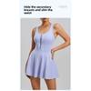 New Zipper One-Piece Dress for Women, Anti-Exposure, for Outdoor Running and Fitness