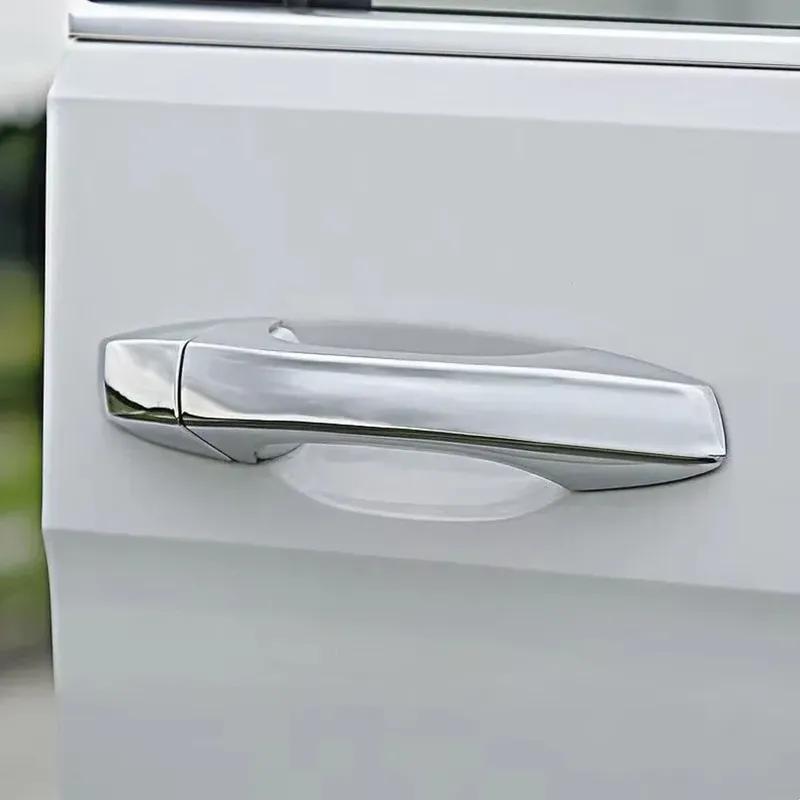 For VW Golf 7 MK7 MK7.5 2014- Car Smart Door Handle Cover Sticker Moulding Trim Exterior Protective Decor Accessories
