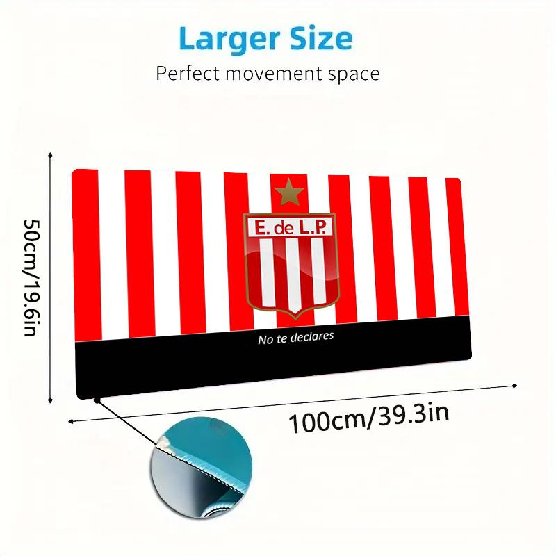 ESTUDIANTES LP Color Mouse Pad Large Gaming Table Cushion Non-slip Laptop Tablet Big Mousepad XXL Mat Mini PC Playmat With Lock edge