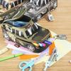 1pz Borsa Portapenne Creativa a Grande Capacità Mimetica per Fuoristrada per Bambini Moda Scatola Cancelleria Scolastica con Serratura a Password