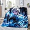 Elsa Theme Printed Blanket - Perfect for Couch, Bed, Travel & Outdoor Use | Machine Washable, Cozy & Durable.