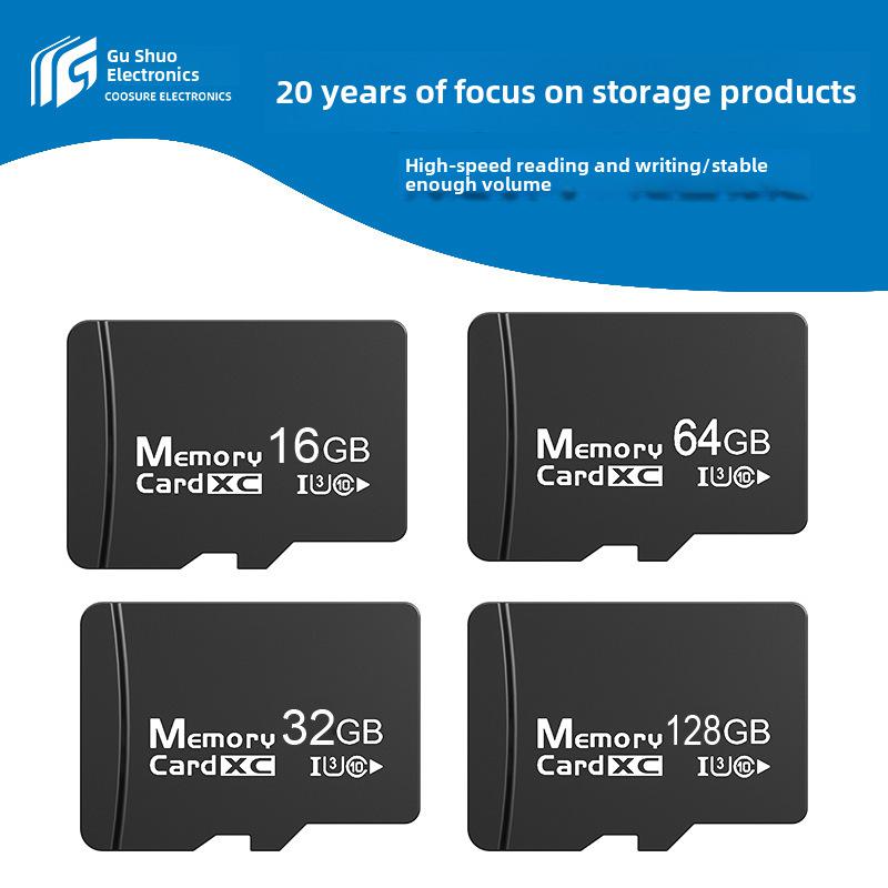 16GB TF Card Mobile Phone Camera Driving Recorder with Memory Card