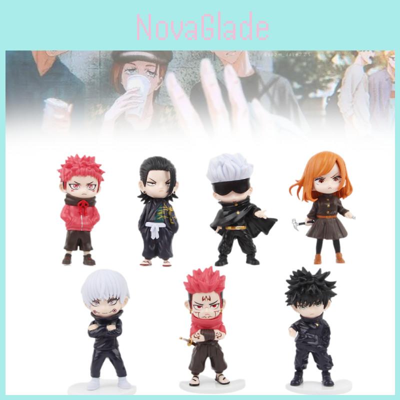 Cute Pvc Figure Of Jujutsu Kaisen Itadori Yuji And Sukuna Chibi Model Collectible Toy