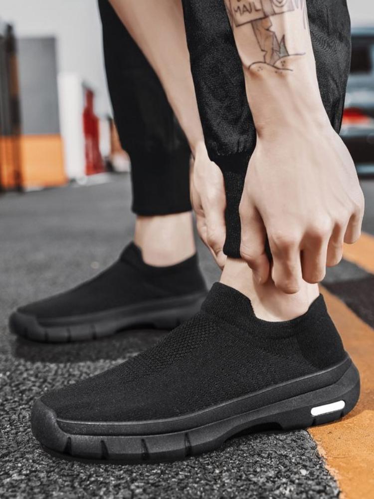 Zelené prodyšné síťované svršky Sportovní boty pro muže Vysoká kvalita Turistika Treking Designové Lehké Atletické Pánské Ležérní Tenisky