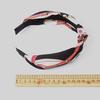 New Satin-knotted Hairband - Wide Version with Rolled Edge Chain End - Women's Hair Accessory for Grooming and Face Care