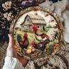 Bar Tin paintingRetro Tinplate Painting X Rustic Chicken Metal Sign  Vintage Farmhouse Decor with Eggs  Flowers for Indoo