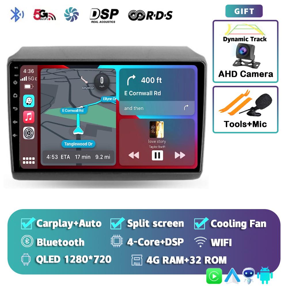 Android 14 Car Radio Carplay For Fiat Ducato 2007-2015 Citroen Jumper Peugeot Boxer 2011-2015 2 Din Autoradio Multimedia GPS DSP