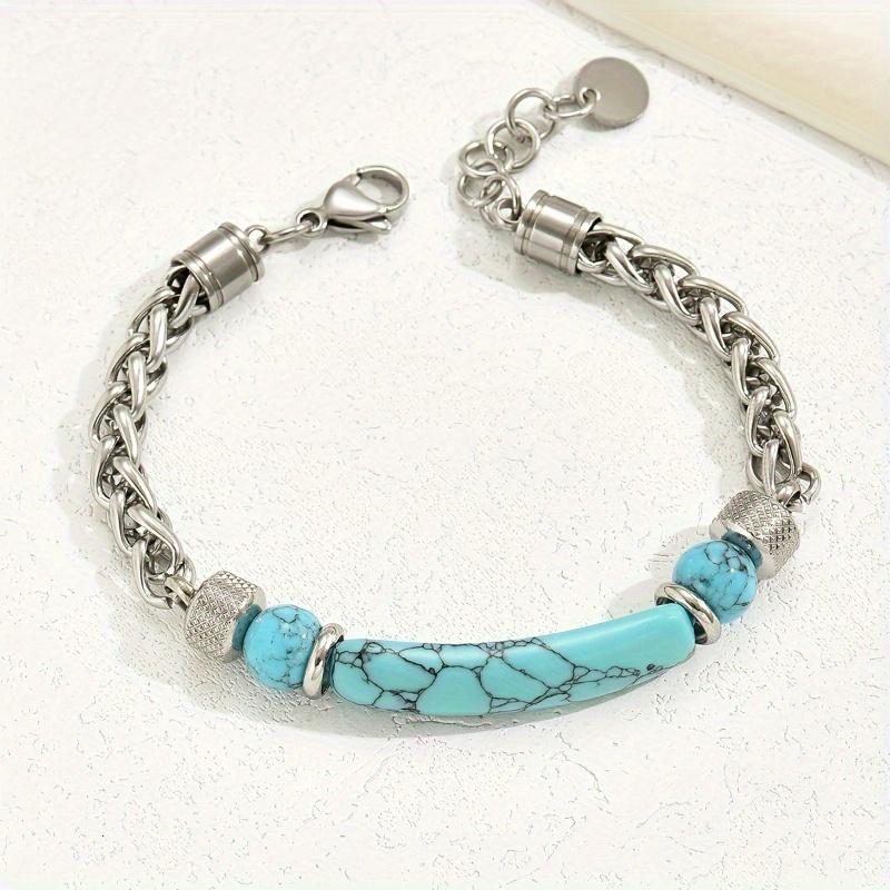 

Bohemian Style Chain Bead Bracelet, Suitable for Women s Retro Ethnic Style Holiday Party Accessories and Gifts