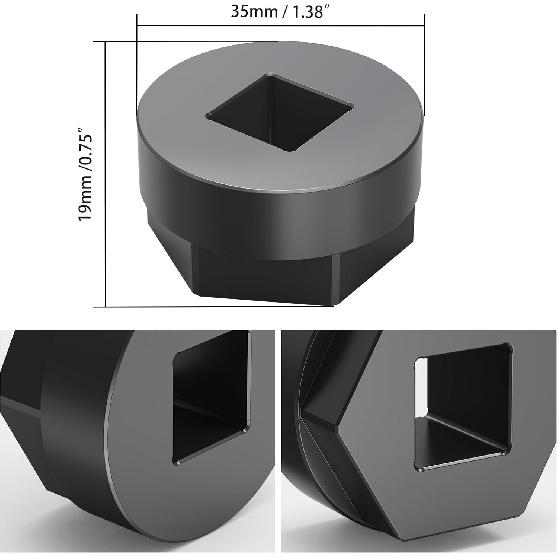 NICECNC Steering Stem Bearing Puller Nut Removal Tool Compatible with Yamaha Raptor 700 YFM700 2013, 2015 2016 2017 2018 2019 2020-2024, Raptor 700