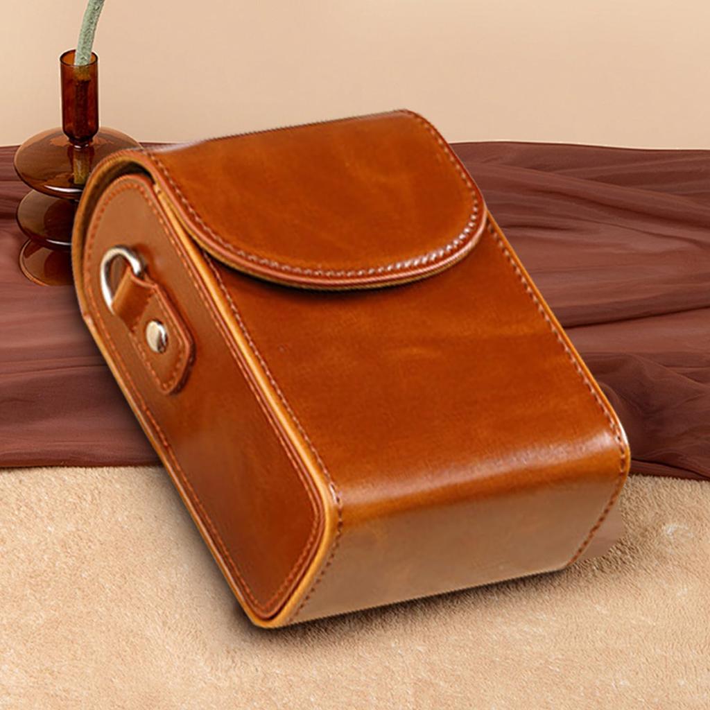 NOUKAJU Case, Cover, Camera Bag, Storage Bag for KODAK PIXPRO FZ55. Drop-proof, Scratch-resistant, Shockproof, and Dustproof (Brown).