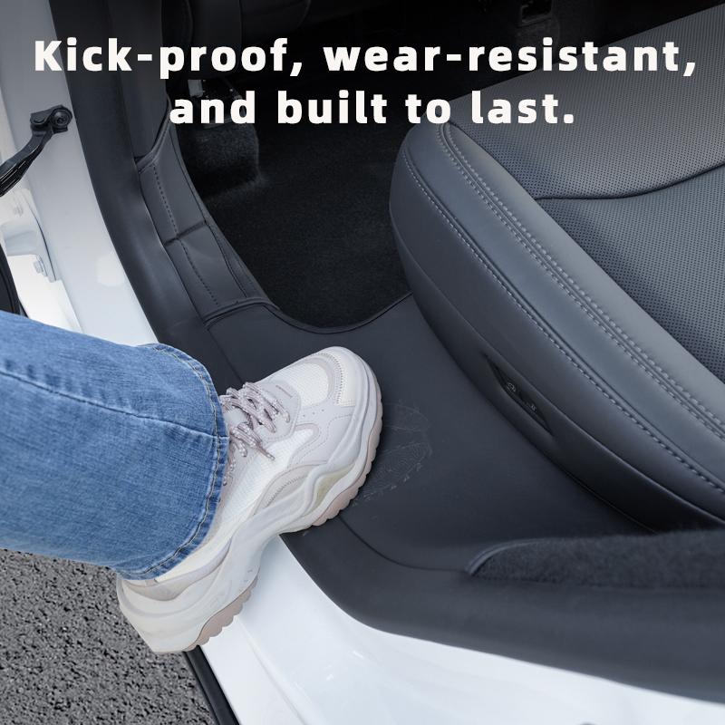 For Tesla Model Y Juniper 2026 2025 Front Rear Door Sill Protection Pads Automotive Interior Suede Protective Pad Accessories