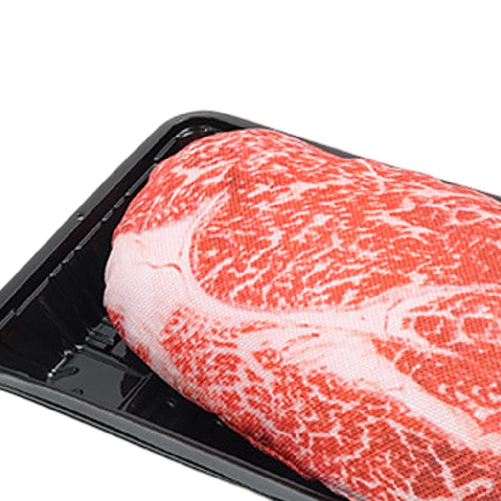 Toy for Dogs, Squeaky Food Design, Steak Shape All Breeds