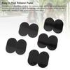 20PCS Black Tire Valve Stickers Plastic,resin Bike Air Nozzle Stickers  Bicycle Wheel Valve Area