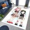 1pc Pink Hair Girl Chair Mat: Anime Cartoon Design, Non-Slip Carpet for Office, Home Decor - Suitable for All Seasons.Q003