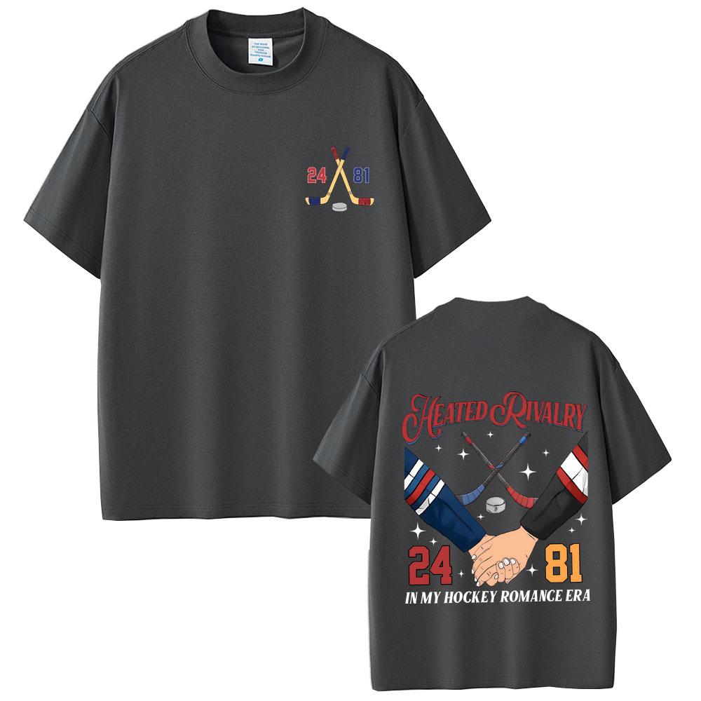

Heated Rivalry in My Hockey Romance Era Tshirt Shane Hollander Ilya Rozanov Hollanov 2481 Graphic Tshirt Male Fashion Top 4XL