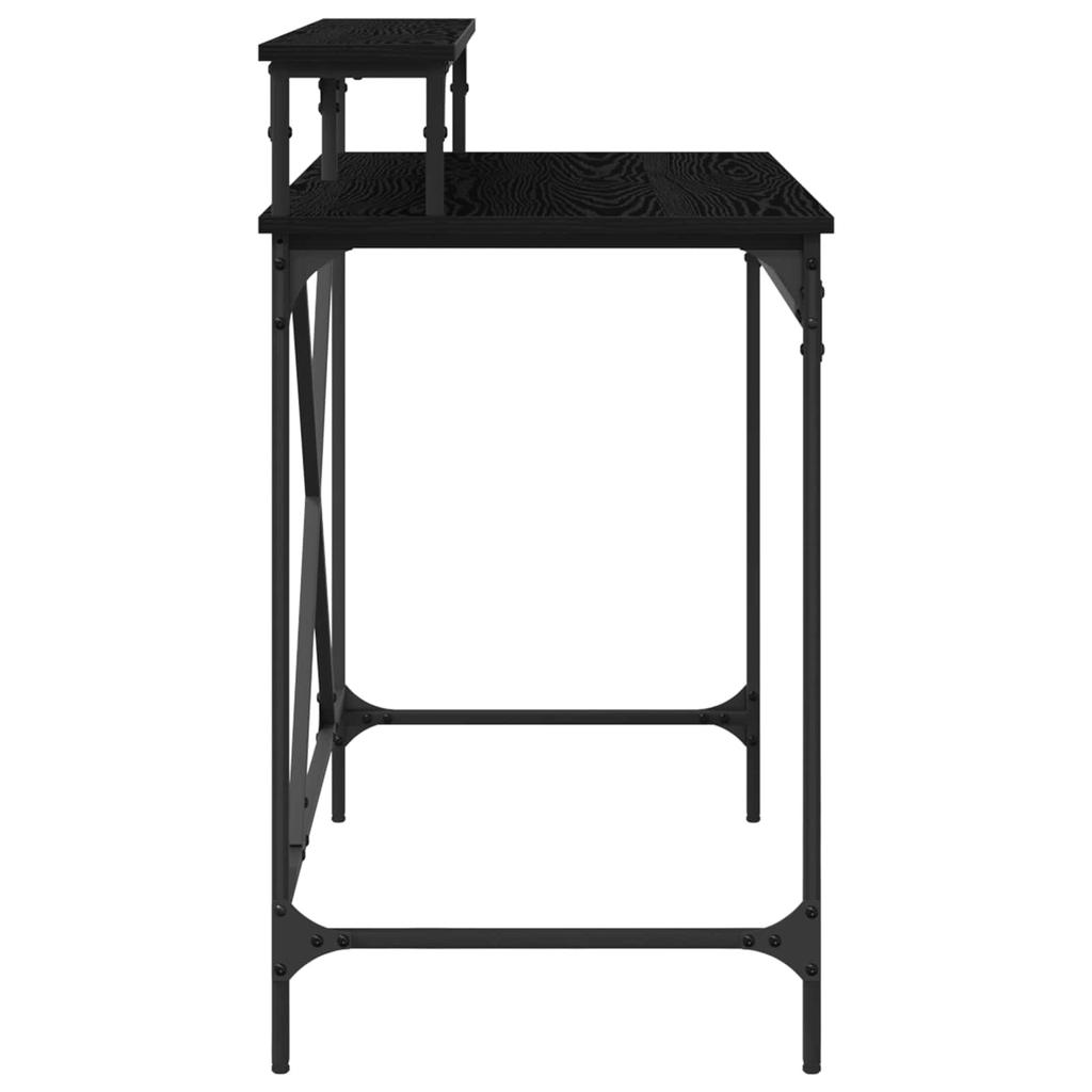 Desk Black Oak Effect 100 x 50 x 90 cm