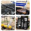 Stainless steel barbecue set barbecue combination tool outdoor barbecue storage portable bag barbecue tool