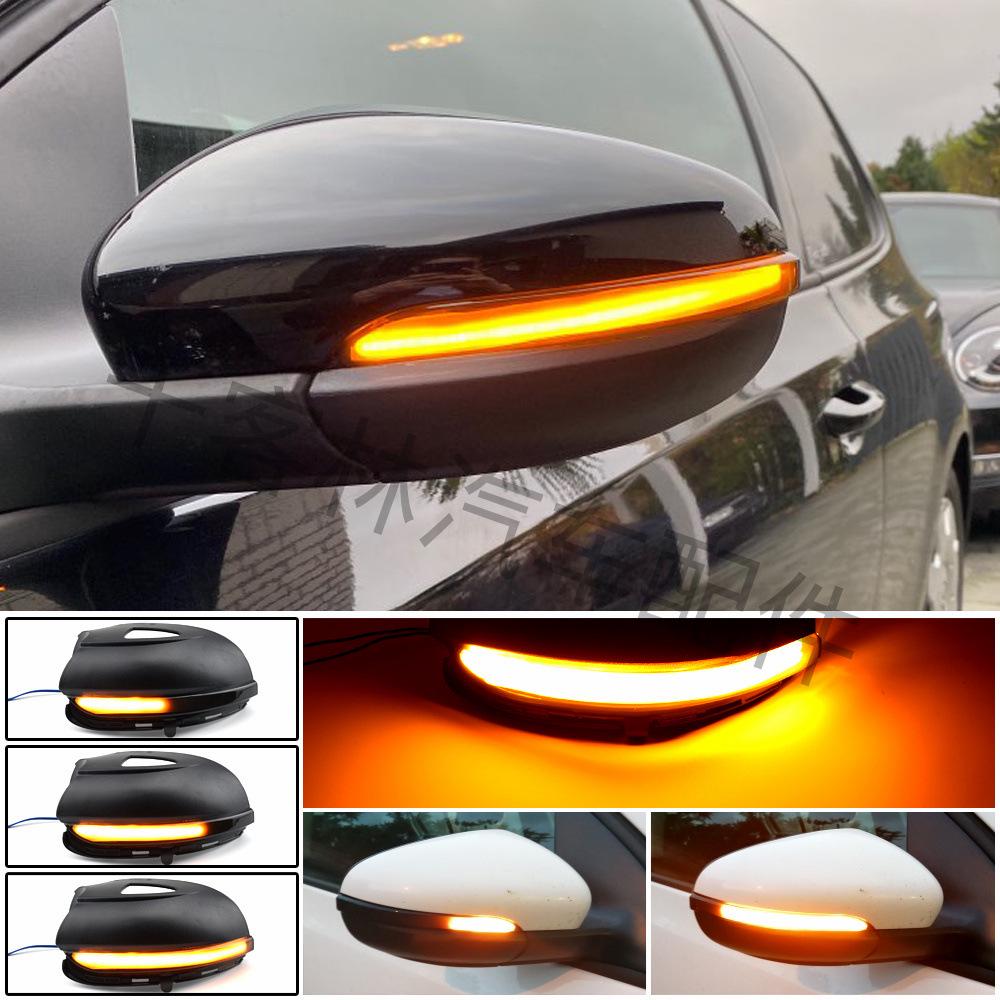 Dynamický sekvenčný LED smerovač pre Volkswagen Golf MK6, GTI, R Line, Touran Zrkadlo