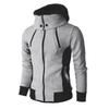 Strickjacke Hoodie Männer Jacken Herbst Winter Casual Fleece Mäntel Bomber Jacke Hoher Kragen Mit Kapuze Mantel Männlich Outwear Slim Fit Hoody