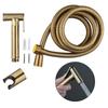 Brass Bidet Sprayer Bathroom Sprayer Set Easy To Install High Quality Brass Leak-proof Hose Multipurpose Spray Kit