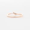 ESTELLE Official 10K Pink Gold with Size Women's Ring, Diamonds, 9, 0130-2961-0029-0009