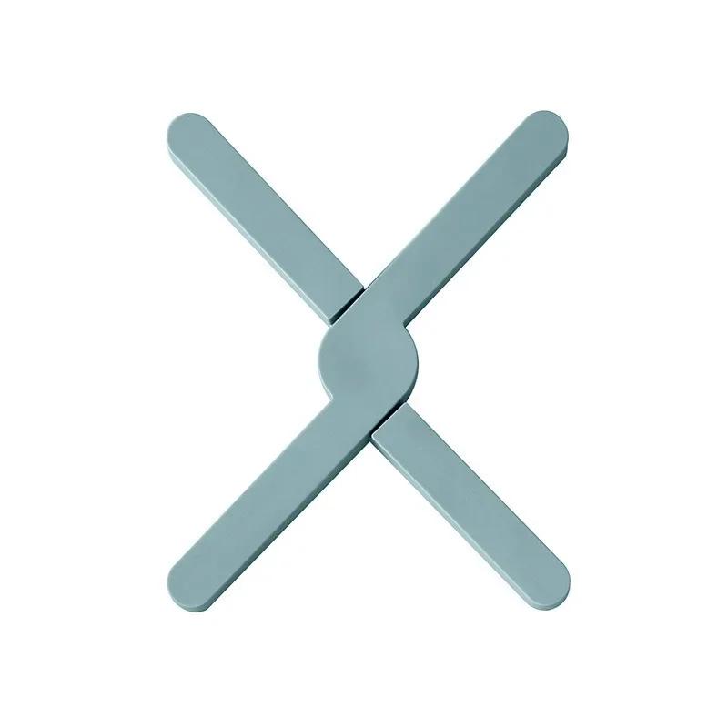 Silicone Heat Resistant Pad Foldable Non-Slip Pot Pan Mat Table Placemat Dish Plate Cross Holder Coaster Kitchen Table Placemat