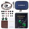 Canpur IEM Monitor Earphones Wired Earphones Dynamic Drive Balanced Armature HiFi Headset for Musicians JF1&1 In-Ear (1BA+1DD) In-Ear (1BA+1DD, Green)
