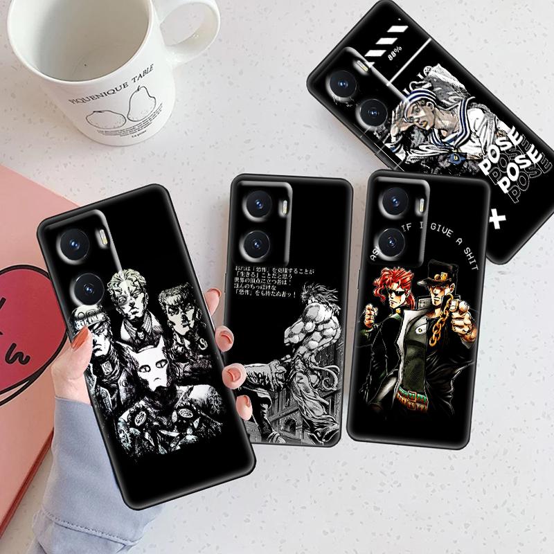 

Чехол для телефона с аниме «Невероятные приключения ДжоДжо» для OPPO A5 A9 A72 A53 A74 Find X2 X3 Pro Lite Neo Reno 4 5 6 7 Z Pro 5G, черный ТПУ