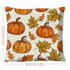 1 Adet Balkabağı Baskılı Polyester Yastık Kılıfı Ev Dekorasyonu Yastık Kılıfı Araba Kanepe Minder Kılıfı Ev Dekorasyonu 45x45cm