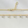 Fashion New Tassel Necklace 925 Silver Plated Gold Neckchain Cross Border Ins Style Collar Chain Jewelry Women