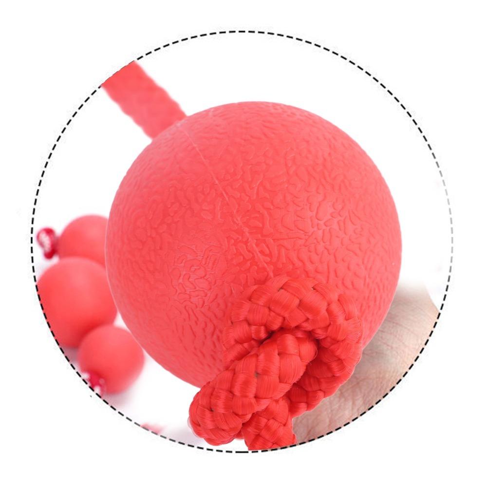 Round Shape Dog Chew Ball Cotton Rope Dog Elastic Toy Puppy Molar Toy  Outdoor Fetch Game