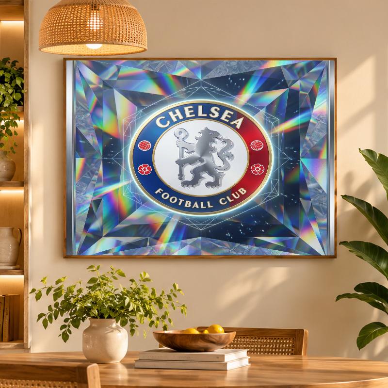 5D Diamond Painting Chelsea FC DIY Full Drill Diamond Art Kit Home Decoration