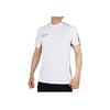 Nike Striped Logo Print Crew Neck Casual Short Sleeve T-Shirt Men Tops White DV9751-100