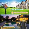 Underwater RGB Solar Garden Light for Pool, Lawn, Rockery, and Courtyard