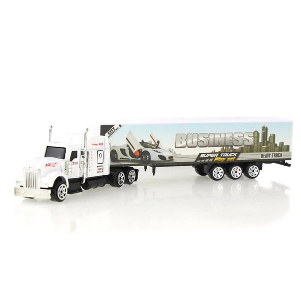 1 Pcs Sliding Alloy Truck Model Diecast Car Toy Container Oil Truck Tank Multi-color Vehicles Toys Birthday Gift for Children