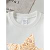 Star Shaped Decorative Ornament Unisex Crew Neck Fashion Sweatshirt, Autumn and Winter Western Style Top, Children's Long Sleeved T-shirt