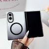Gradient Acrylic Clear Magnetic Hinge Protect Case for Samsung Galaxy Z Fold 8 Ultra 8 7 6 5 for Magsafe Wireless Charging Cover