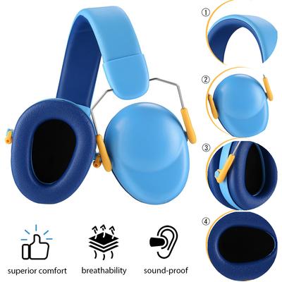 Çocuklar için Kulak Koruması Kulaklık Bebek Gürültü Azaltma İşitme Koruyucuları çocuklar Koruyucu manşonlar Ayarlanabilir Güvenlik