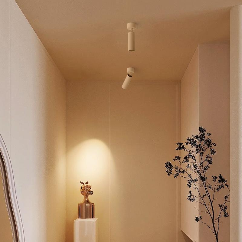 Surface Mounted Adjustable Mid-Century LED Wall Spotlight