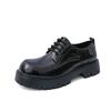 Xiyin big head leather shoes men's casual platform derby shoes formal British style large size trendy shoes