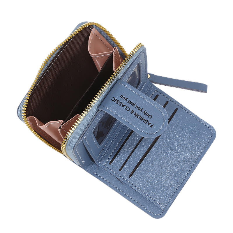 Women's Wallet Short Zipper Large Capacity Zero Wallet Versatile Handbag Card Holder