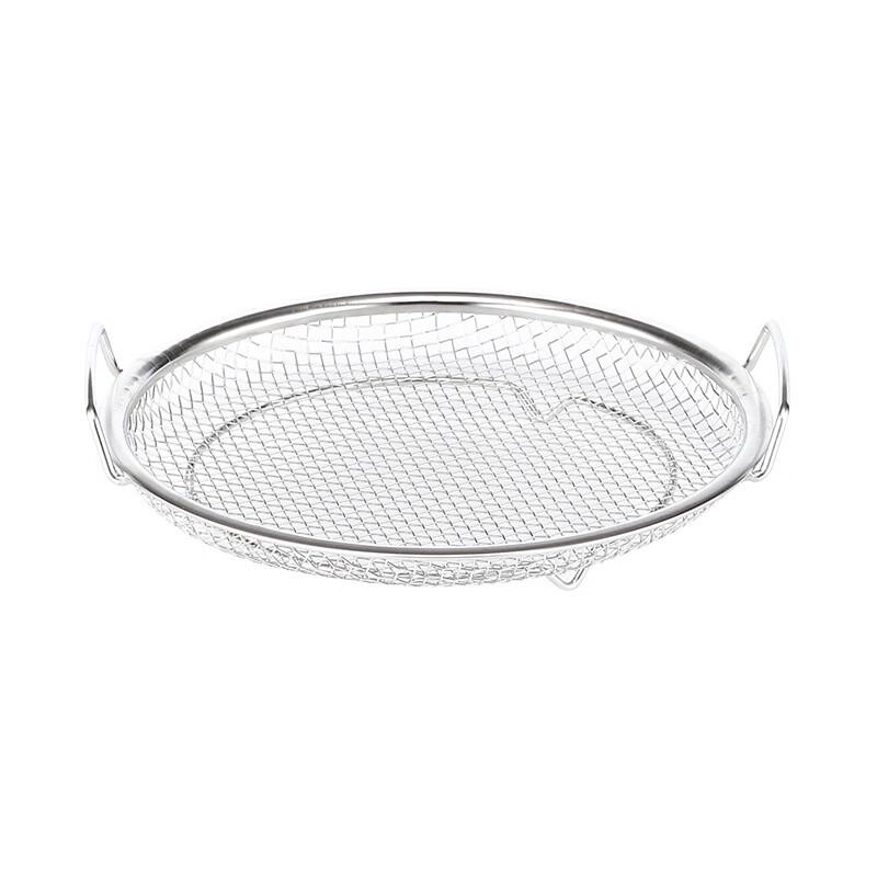 ZISIZ Stainless Steel Draining & Frying Mesh Tray