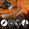 Reptil Lampeholder for Amfibier med Keramisk Infrarød Lampe 360 Graders Justerbar for Reptilbelysning Klemmebryter, Stativ, Rotasjon, Vinkel,