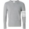 THOM BROWNE 4 Bar Striped Trim Pullover MKA189A-00014-055